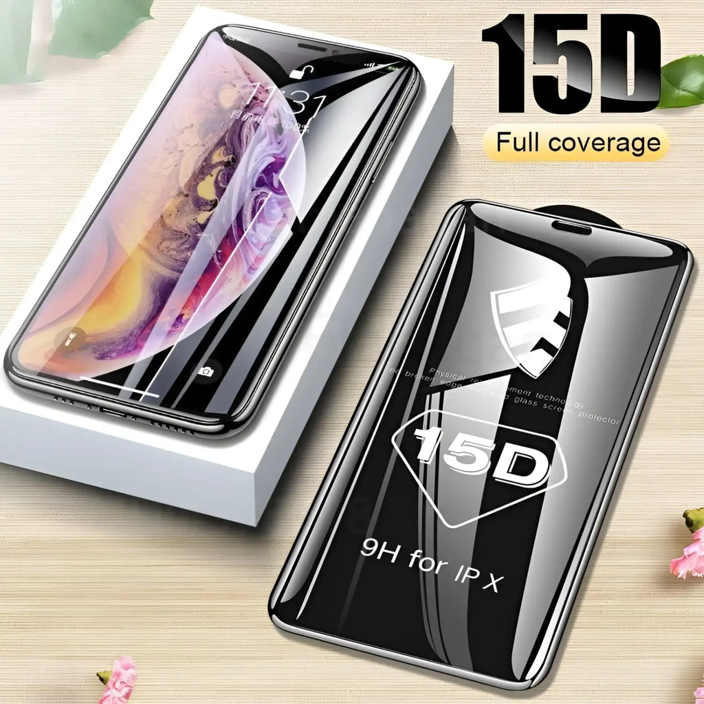 15D Protective Glass for iPhone - Crew Original
