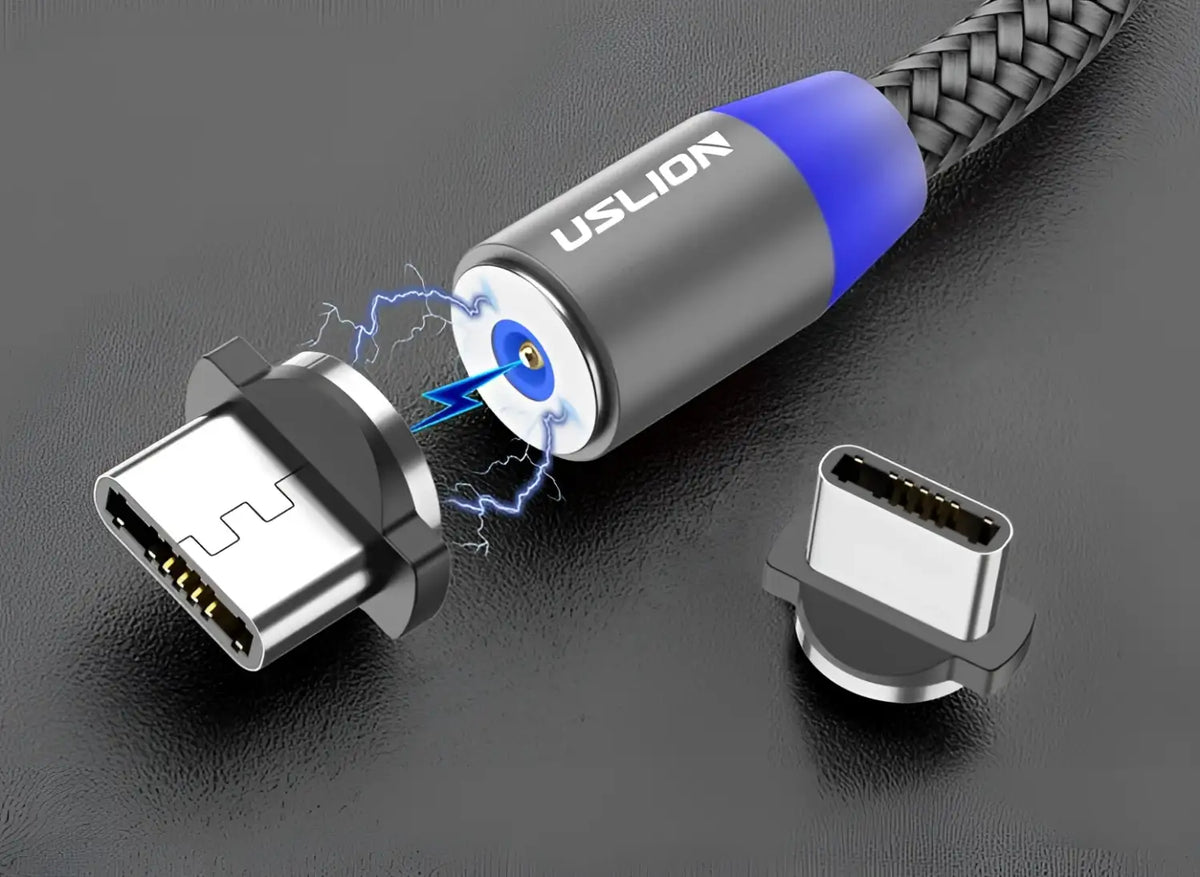 Magnetic USB Fast Charging Micro / Type C Cable - Crew Original