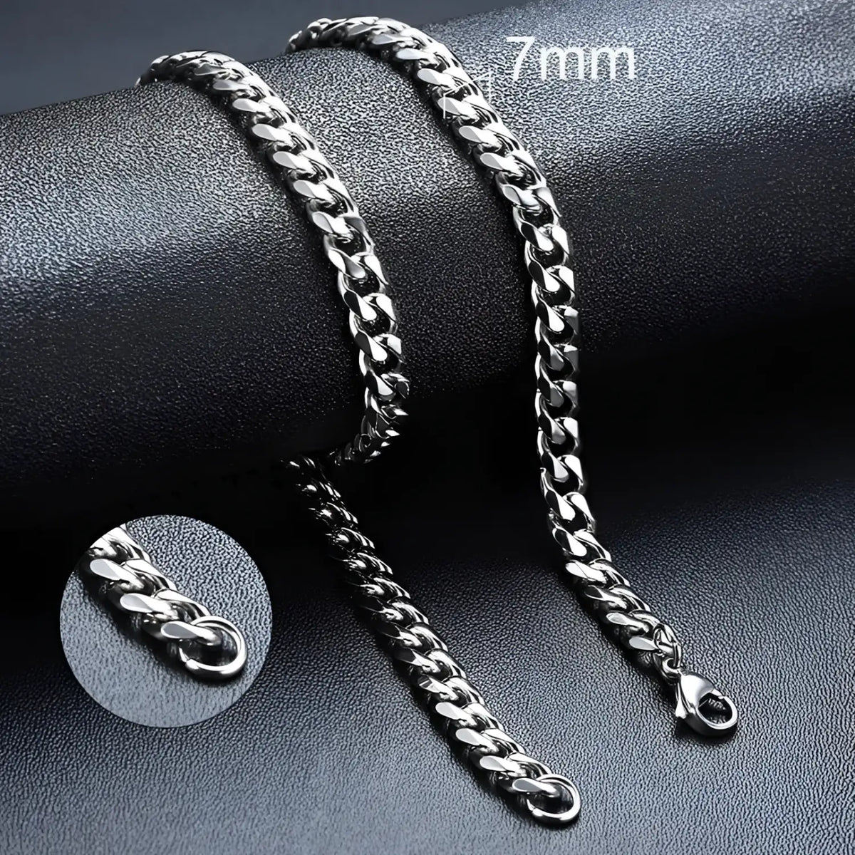 Simple Stainless Steel Unisex Chain Necklace - Crew Original