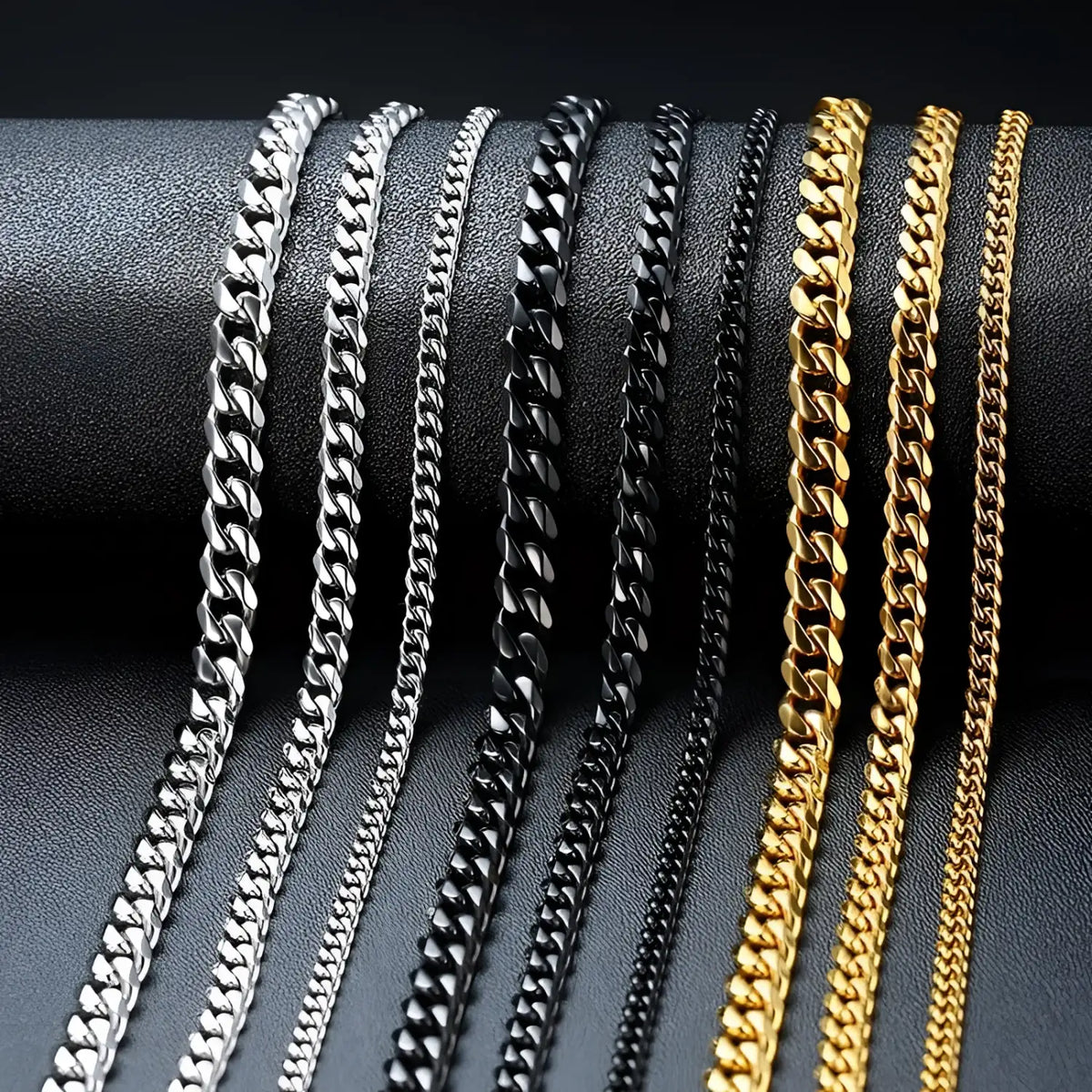 Simple Stainless Steel Unisex Chain Necklace - Crew Original