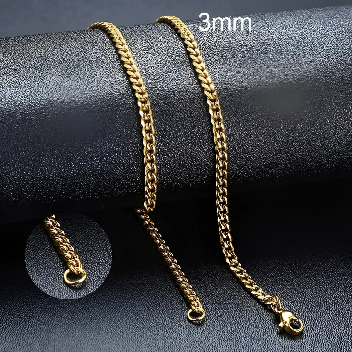 Simple Stainless Steel Unisex Chain Necklace - Crew Original