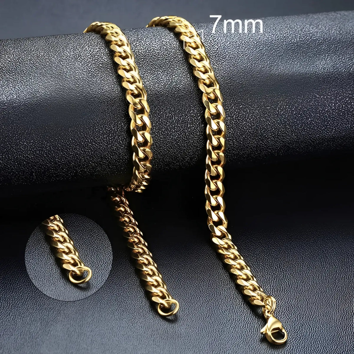 Simple Stainless Steel Unisex Chain Necklace - Crew Original