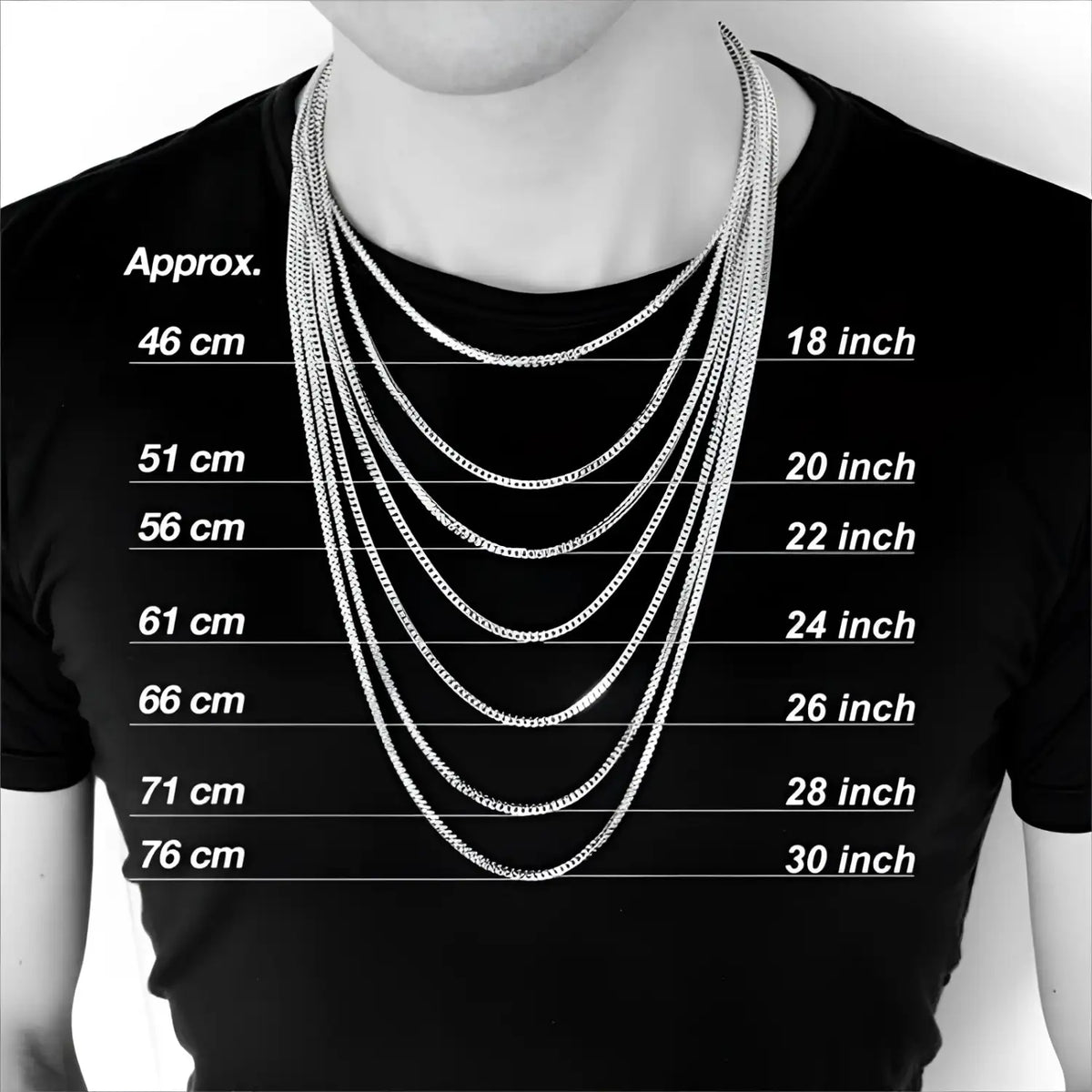 Simple Stainless Steel Unisex Chain Necklace - Crew Original