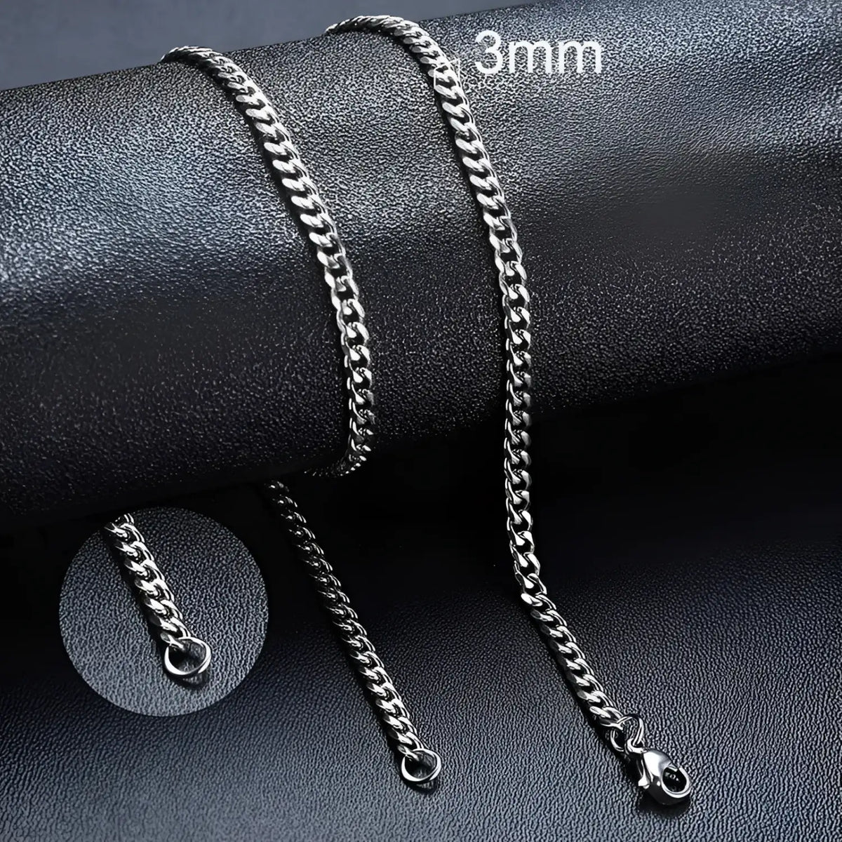 Simple Stainless Steel Unisex Chain Necklace - Crew Original