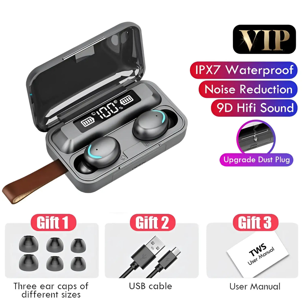 Waterproof Wireless Bluetooth Headphones - Crew Original