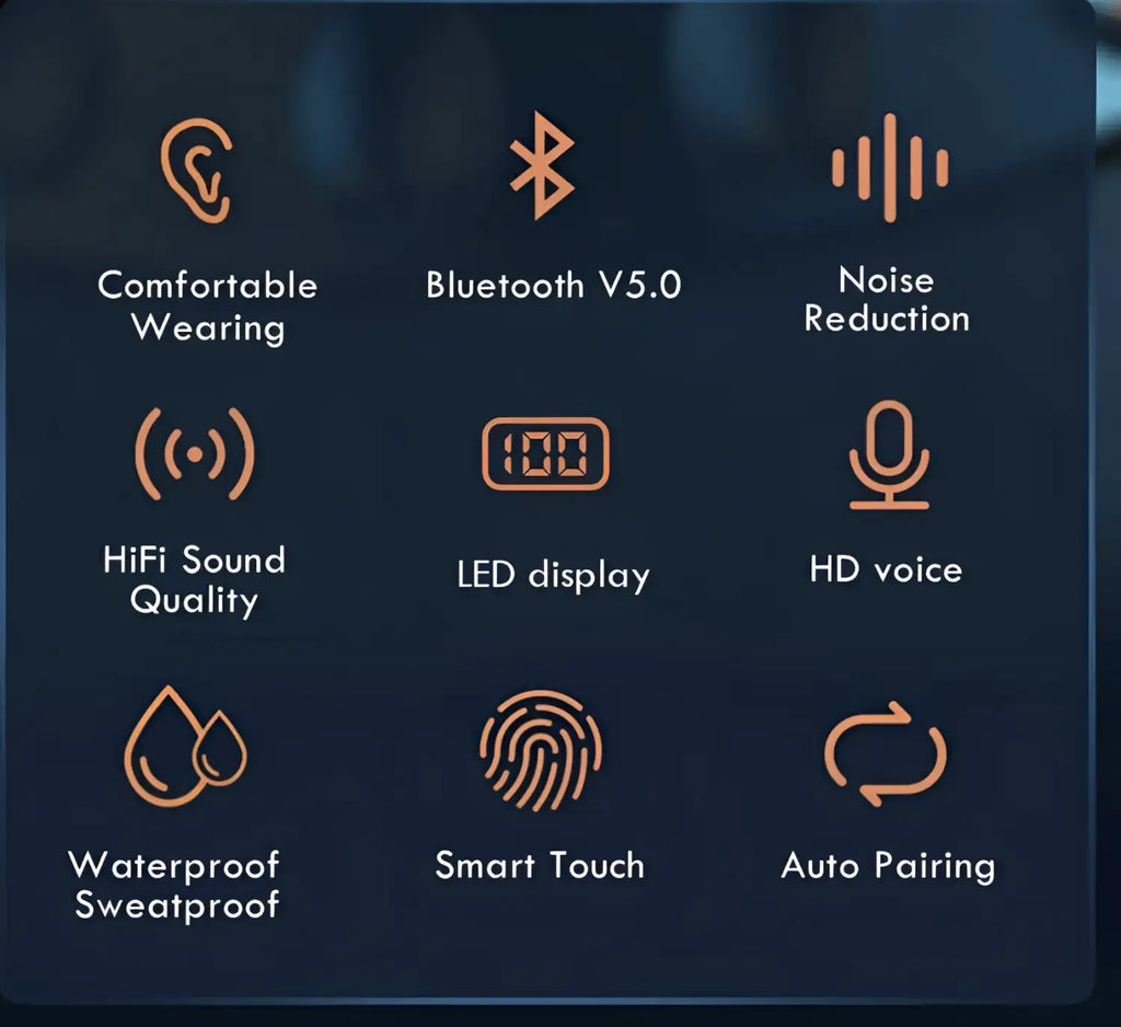 Waterproof Wireless Bluetooth Headphones - Crew Original