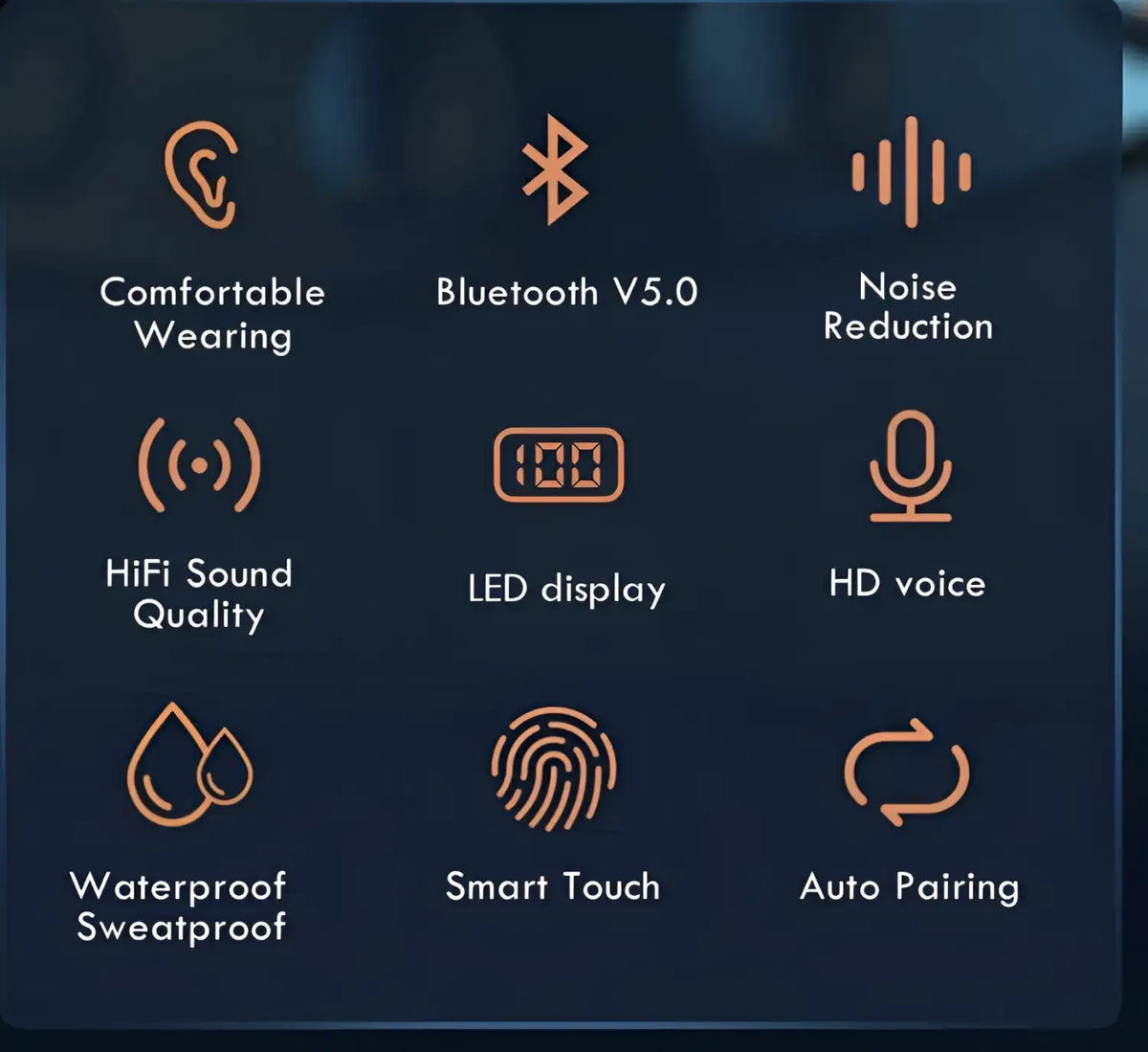 Waterproof Wireless Bluetooth Headphones - Crew Original