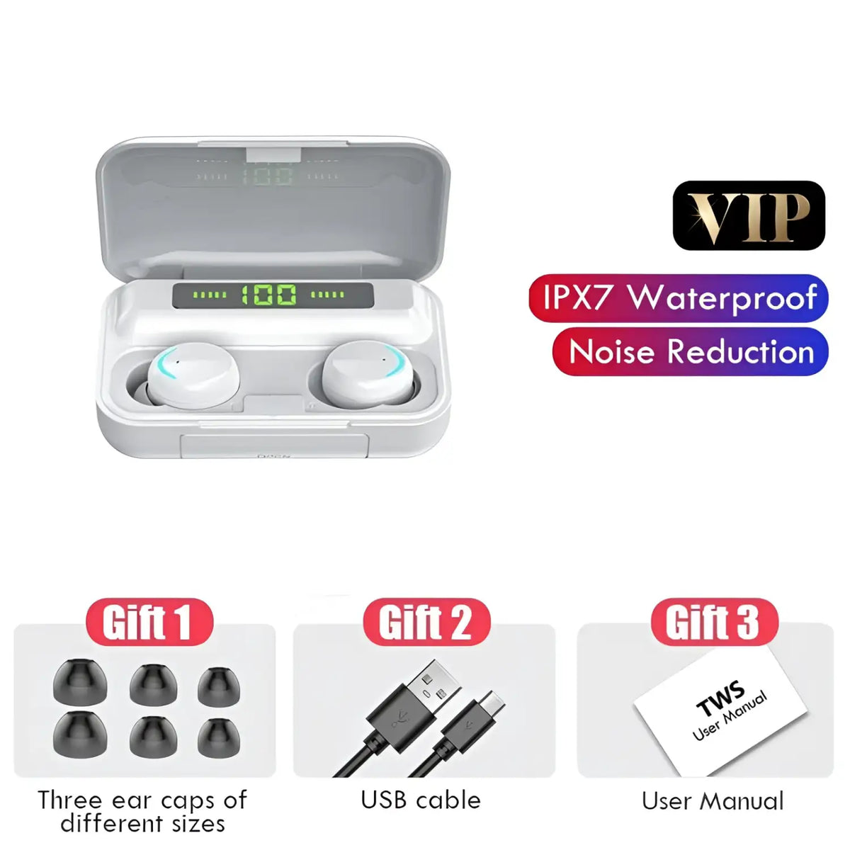 Waterproof Wireless Bluetooth Headphones - Crew Original