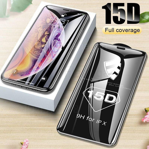 15D Protective Glass for iPhone - Crew Original
