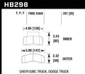 Hawk LTS Street Brake Pads