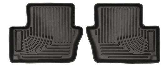 Husky Liners 07-12 Dodge Caliber / 07-14 Jeep Compass WeatherBeater Black 2nd Seat Floor Liners