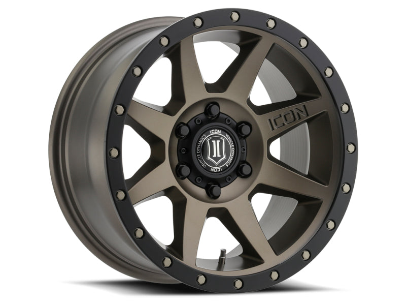 ICON Rebound Pro 17x8.5 6x135 6mm Offset 5in BS 87.1mm Bore Bronze Wheel