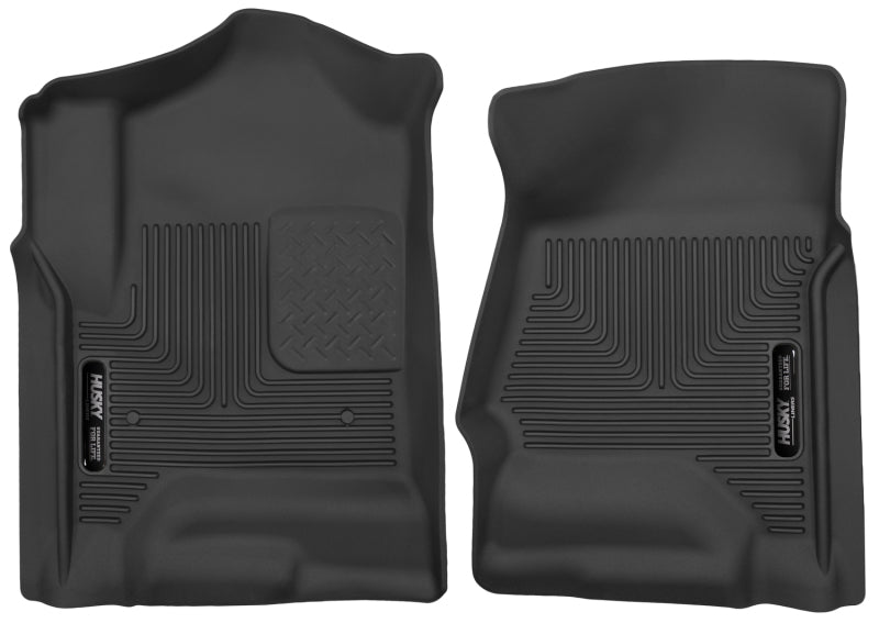 Husky Liners 14 Chevrolet Silverado 1500 / GMC Sierra 1500 X-Act Contour Black Front Floor Liners