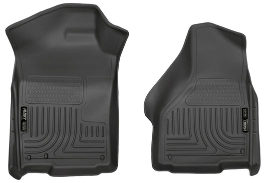 Husky Liners 03-12 Dodge Ram 1500/2500/3500 Series Regular/Quad Cab WeatherBeater Black Floor Liners