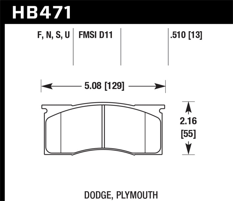 Hawk HPS Street Brake Pads