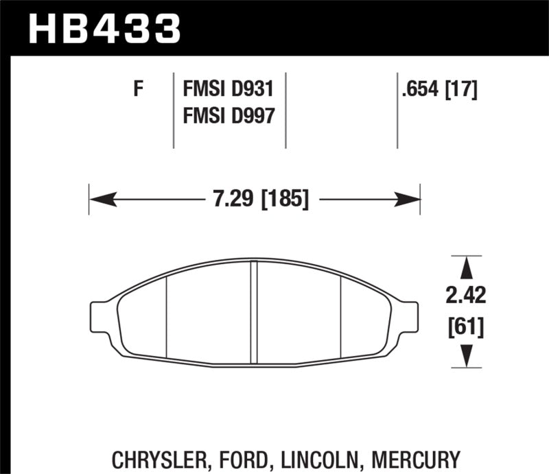 Hawk HPS Street Brake Pads