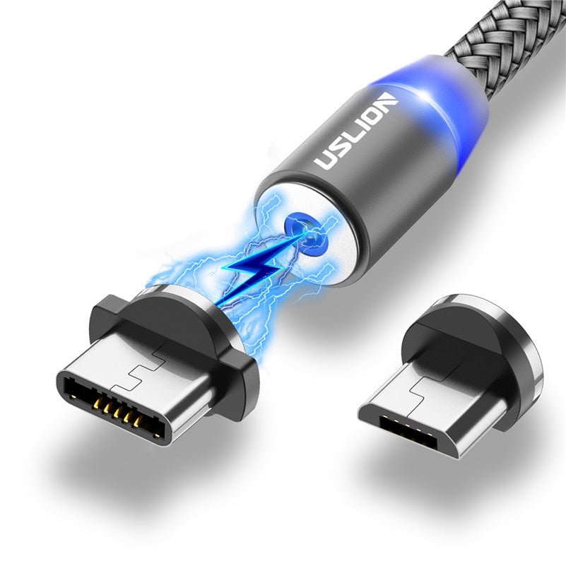 Magnetic USB Fast Charging Micro / Type C Cable - Crew Original