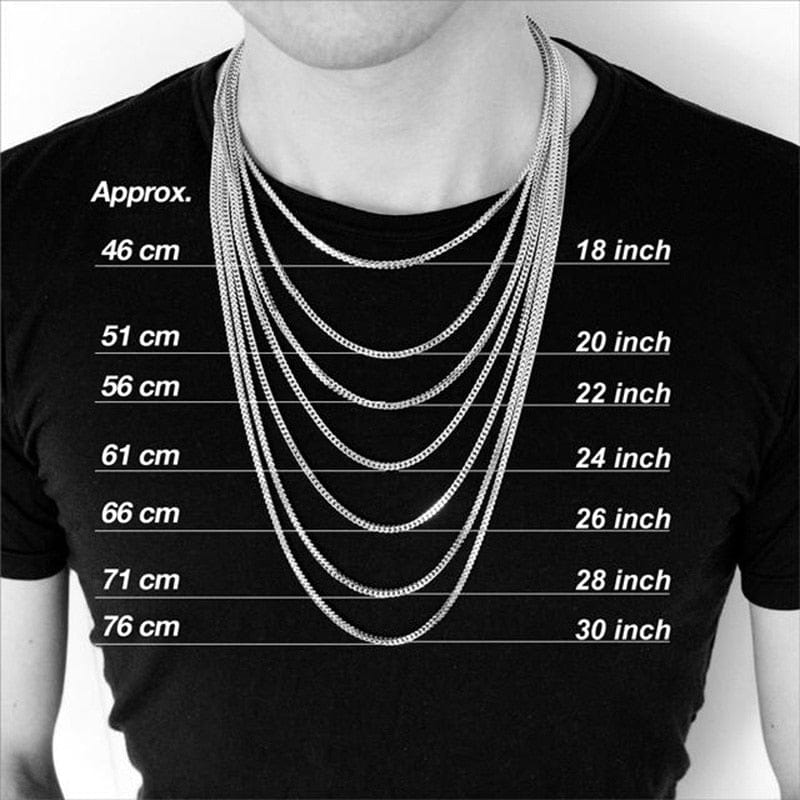 Simple Stainless Steel Unisex Chain Necklace - Crew Original