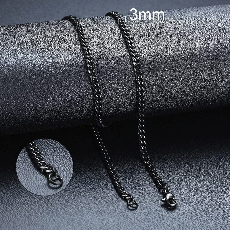 Simple Stainless Steel Unisex Chain Necklace - Crew Original