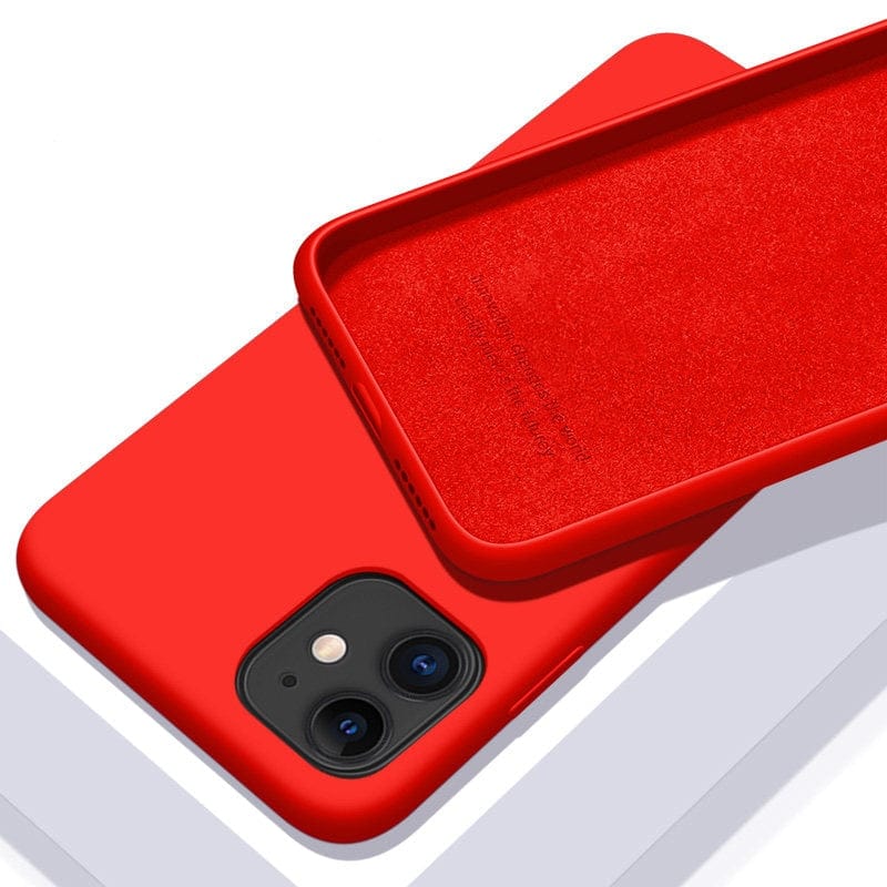 Solid Color Soft Silicone Case for iPhone - Crew Original