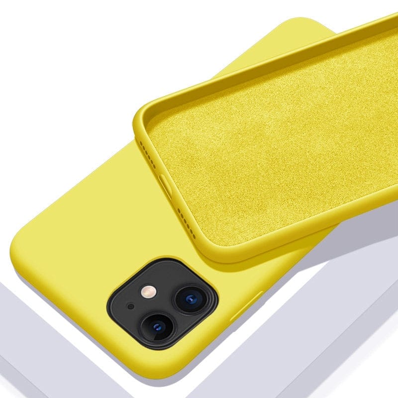 Solid Color Soft Silicone Case for iPhone - Crew Original