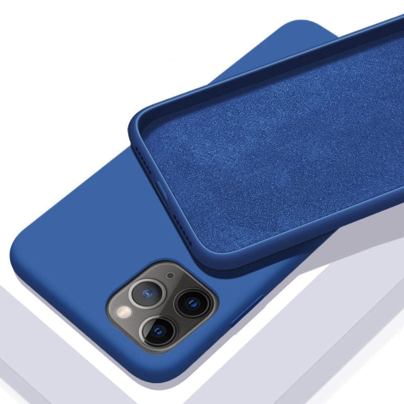 Solid Color Soft Silicone Case for iPhone - Crew Original