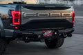 Addictive Desert Designs 17-18 Ford F-150 Raptor HoneyBadger Rear Bumper w/ 10in SR LED Mounts - Crew Original