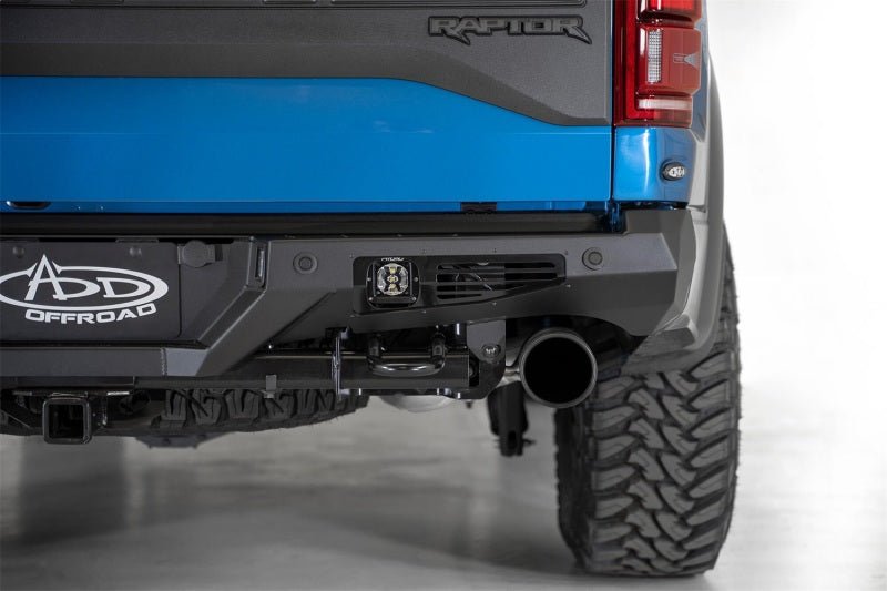 Addictive Desert Designs 17-20 Ford Raptor F-150 Bomber Rear Bumper w/ Backup Sensor Cutouts - Crew Original