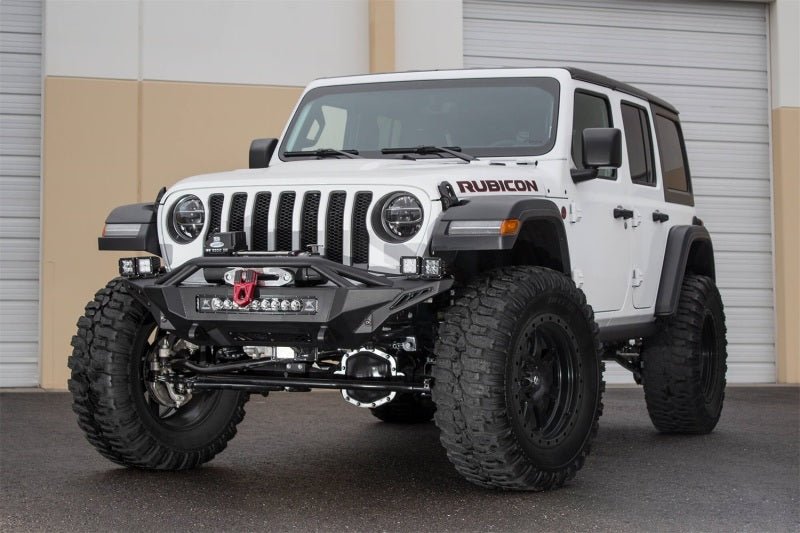 Addictive Desert Designs 2018 Jeep Wrangler JL Stealth Fighter Front Bumper w/ Winch Mounts - Crew Original