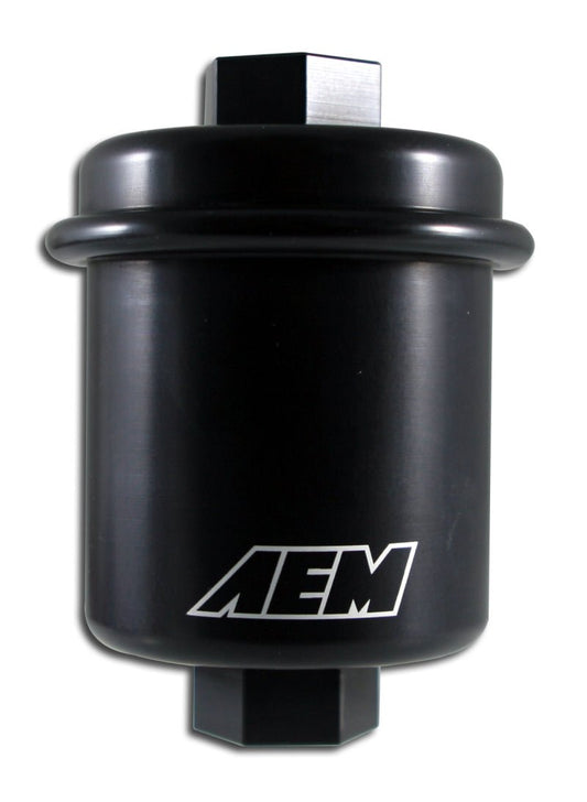 AEM 94-01 Acura Integra / 94-97 Honda Accord / 96-00 Civic / 97-01 Prelude Black Fuel Filter Kit - Crew Original