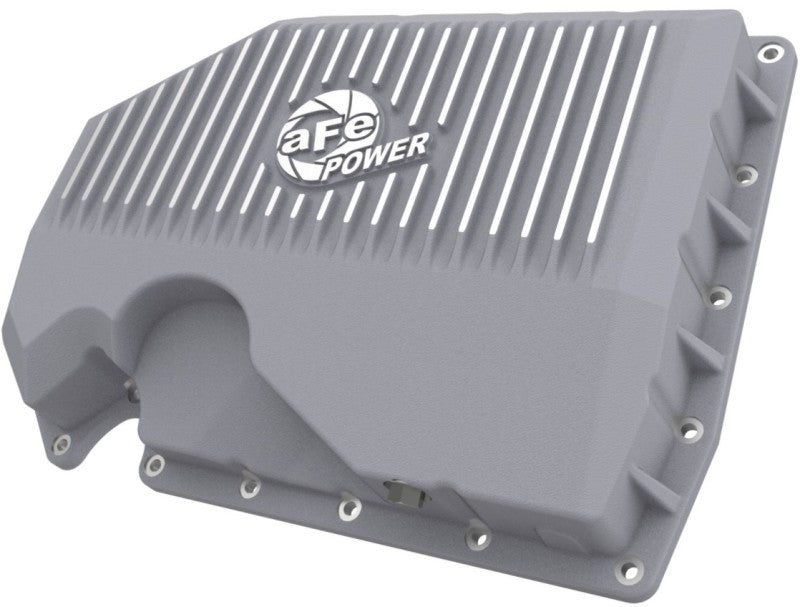 aFe 05-19 VW 1.8L/2.0L w/o Oil Sensor Engine Oil Pan Raw POWER Street Series w/ Machined Fins - Crew Original