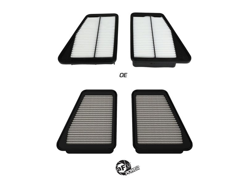 aFe 18-21 Kia Stinger V6-3.3L (tt) Magnum FLOW OE Replacement Air Filter w/ Pro DRY S Media - Crew Original