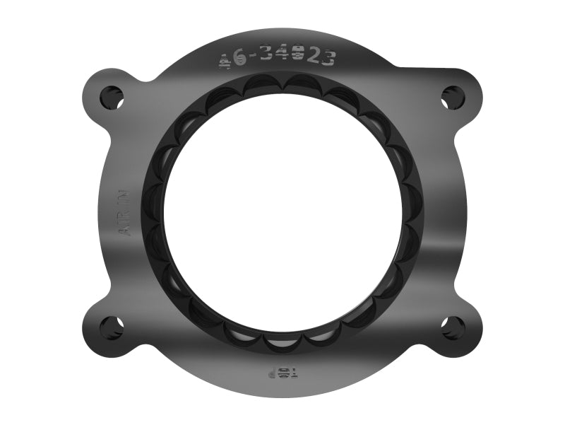 aFe 2020 Vette C8 Silver Bullet Aluminum Throttle Body Spacer / Works With aFe Intake Only - Black - Crew Original