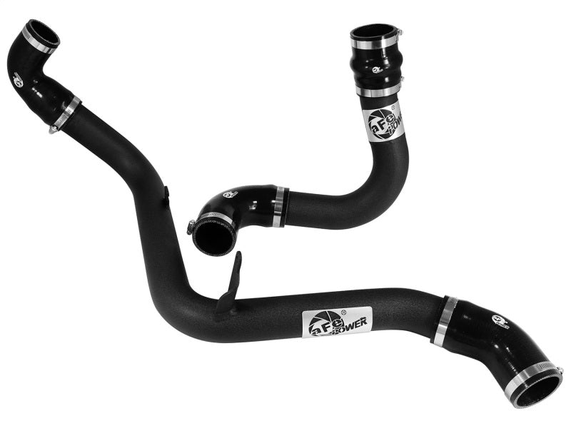 aFe Bladerunner 2.5in Intercooler Hot and Cold Side Tubes, 13-14 Ford Focus ST 2.0L (t) *Black* - Crew Original