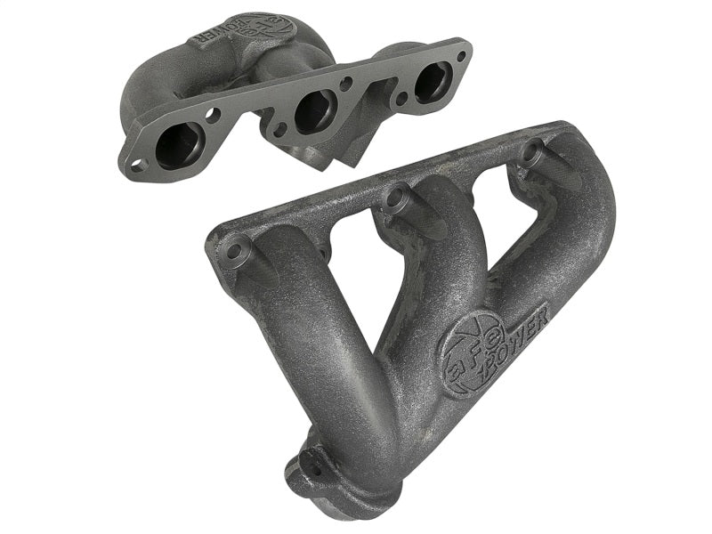 aFe BladeRunner Ported Ductile Iron Exhaust Manifold 07-11 Jeep Wrangler (JK) V6-3.8L - Crew Original