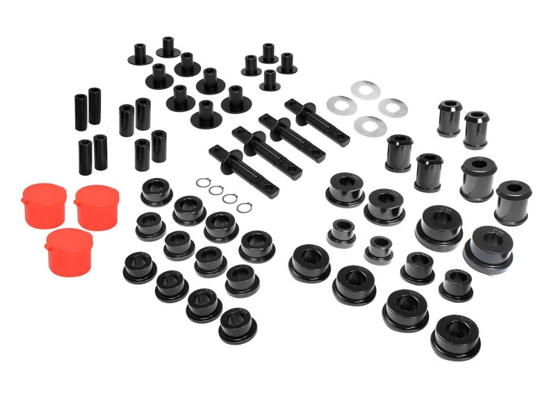 aFe Control Control Arm Bushing/Sleeve Set 97-13 Chevrolet Corvette C5/C6 Black - Crew Original