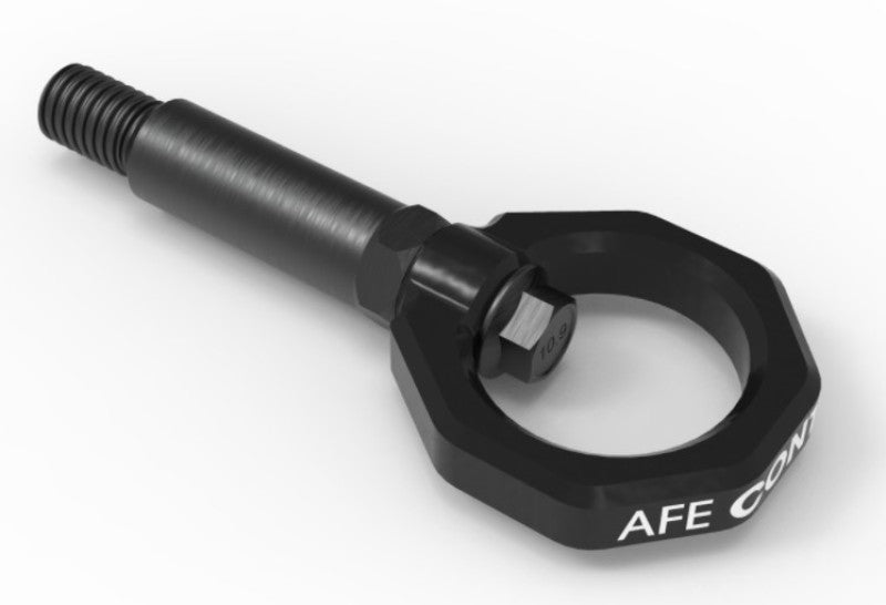 aFe Control Front Tow Hook Black 20-21 Toyota GR Supra (A90) - Crew Original