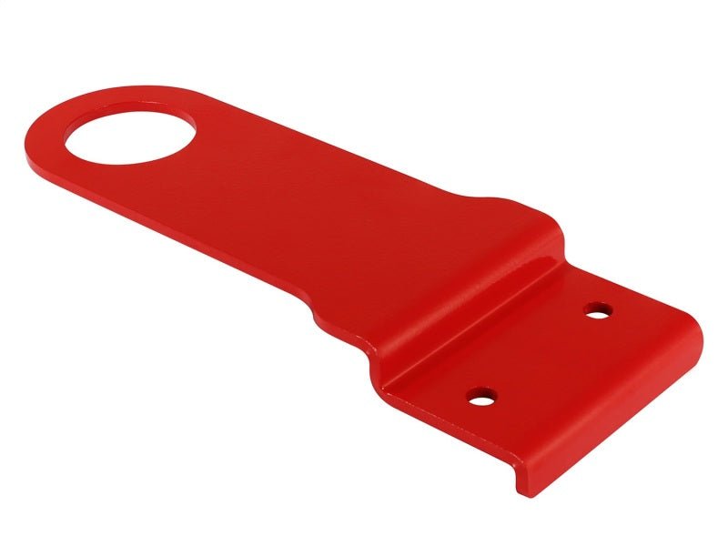 aFe Control Front Tow Hook Red 05-13 Chevrolet Corvette (C6) - Crew Original