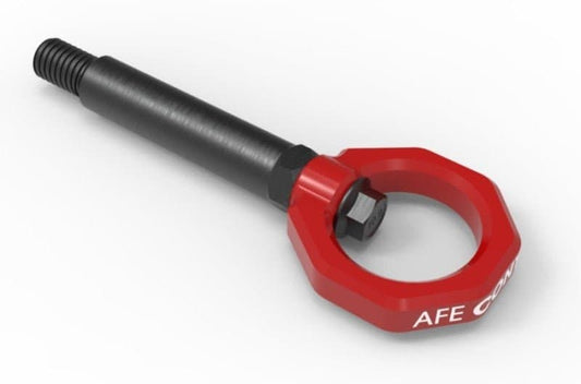 aFe Control Rear Tow Hook Red BMW F-Chassis 2/3/4/M - Crew Original