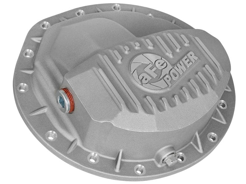 afe Front Differential Cover (Raw; Street Series); Dodge Diesel Trucks 03-12 L6-5.9/6.7L (td) - Crew Original