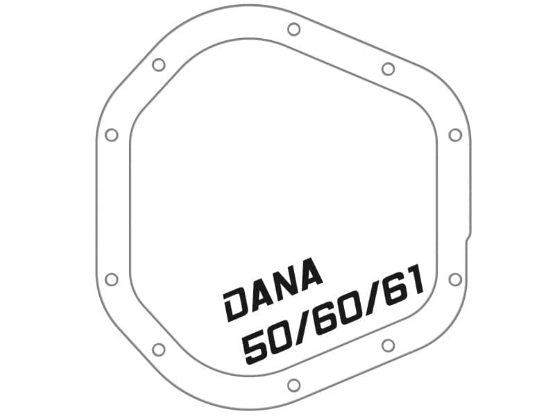 afe Front Differential Cover (Raw; Street Series); Ford Diesel Trucks 94.5-14 V8-7.3/6.0/6.4/6.7L - Crew Original