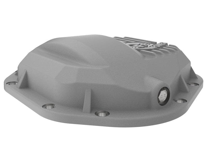 afe Front Differential Cover (Raw; Street Series); Ford Diesel Trucks 94.5-14 V8-7.3/6.0/6.4/6.7L - Crew Original