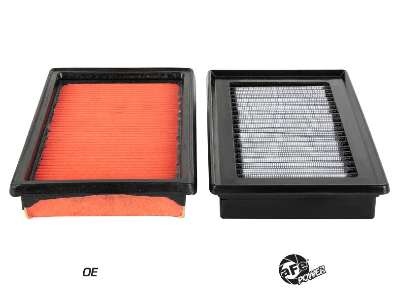 aFe Magnum FLOW Pro DRY S OE Replacement Filter (Pair) 14-19 Infiniti Q50 V6 3.5L/3.7L - Crew Original