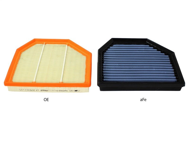 aFe MagnumFLOW OEM Replacement Air Filter PRO 5R 2015 BMW M3/M4 (F80/F82) 3.0L S55 (tt) Qty. 2 - Crew Original