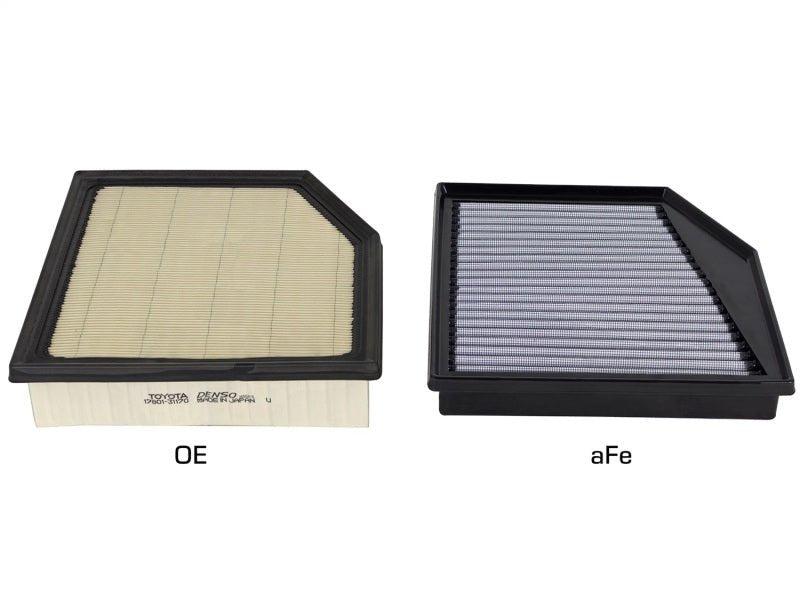 aFe MagnumFLOW OEM Replacement Air Filter PRO Dry S 14-15 Lexus IS 250/350 2.5L/3.5L V6 - Crew Original