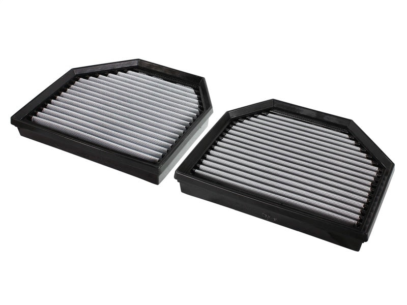 aFe MagnumFLOW OEM Replacement Air Filter PRO Dry S 2015 BMW M3/M4 (F80/F82) 3.0L S55 (tt) Qty. 2 - Crew Original