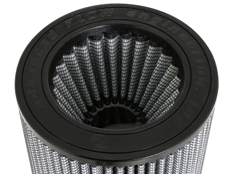 aFe MagnumFLOW Pro DRY S Universal Air Filter 4in F x 6in B (mt2) x 5.5in T (Inv) x 7.5in H - Crew Original
