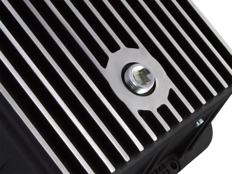 aFe Power Cover Trans Pan Machined Trans Pan GM Diesel Trucks 01-12 V8-6.6L Machined - Crew Original