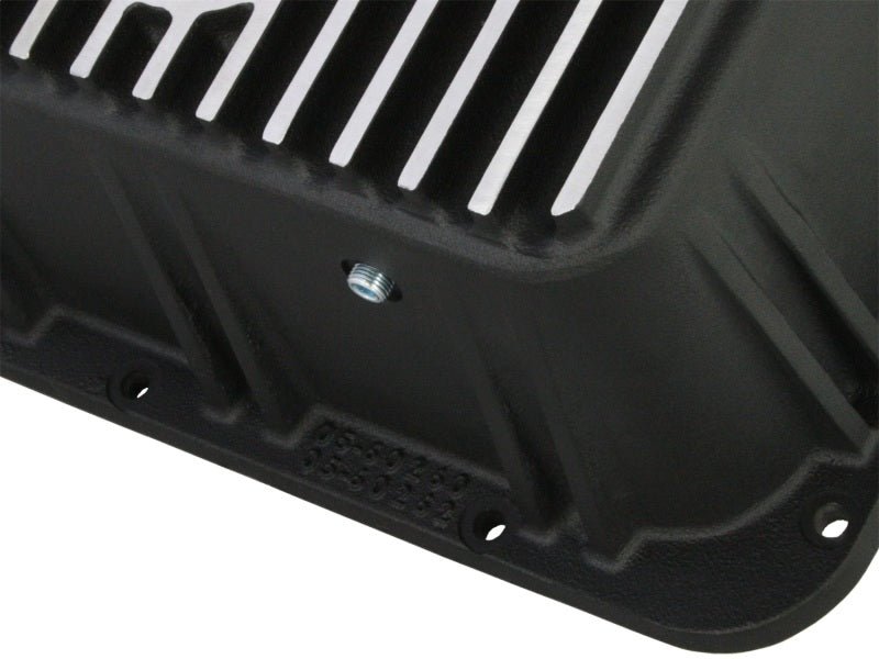 aFe Power Cover Trans Pan Machined Trans Pan GM Diesel Trucks 01-12 V8-6.6L Machined - Crew Original