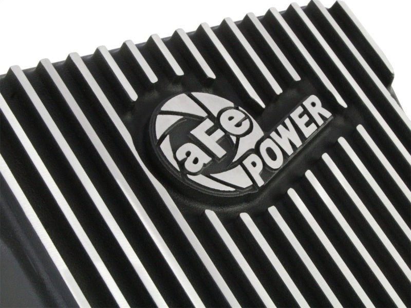 aFe Power Cover Trans Pan Machined Trans Pan GM Diesel Trucks 01-12 V8-6.6L Machined - Crew Original